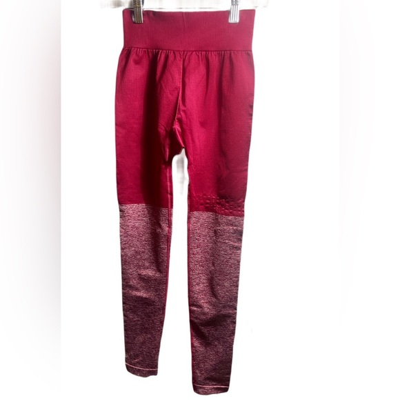 Gymshark 2 tone seamless casual athletic yoga stretch lightweight leggings S - Picture 3 of 3